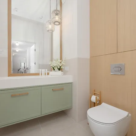 公寓 Lux Pastel Oasis Family With Parking & Gym By Renters Prestige