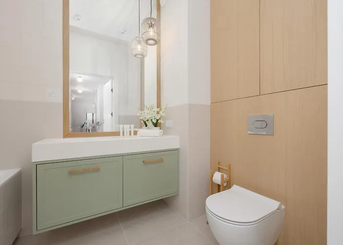 شقة Lux Pastel Oasis Family With Parking & Gym By Renters Prestige